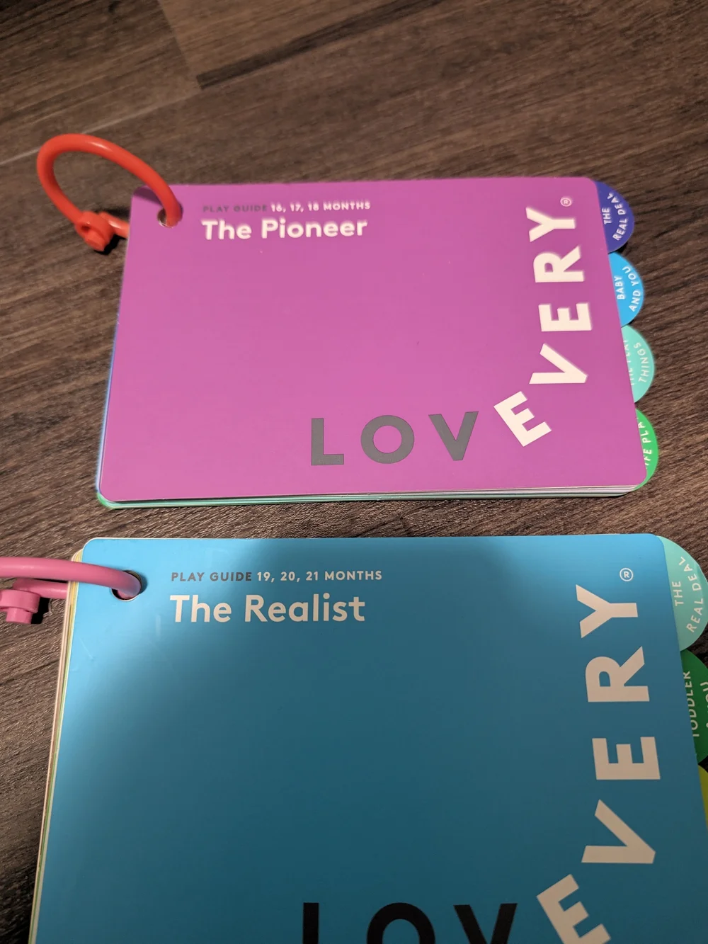 Lovevery Sensory Learning Cards - Green, Blue, Purple